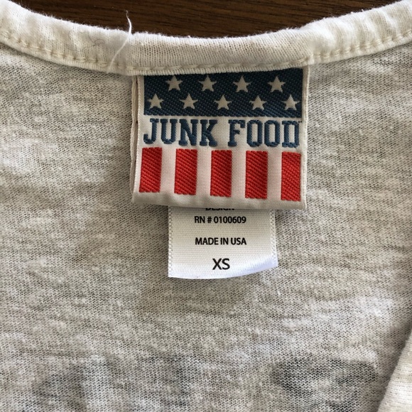 Vintage junk food Oakland Raiders raglan t-shirt - Picture 3 of 5